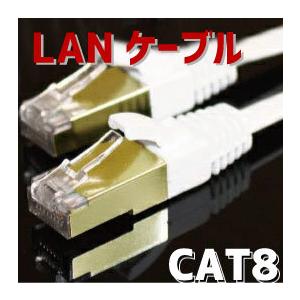 CAT8 LANケーブル  (30m)  カテ8 カテゴリー8 ゲーム配線 パソコン周辺機器 40G...