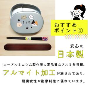お弁当箱 アルミ 入園準備 名入れ無料 カラー...の詳細画像1