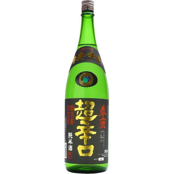 地酒 日本酒 春鹿　超辛口　純米酒　1800ml