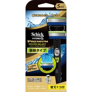 シック Schick 5枚刃 ハイドロ5 プレミアム パワーセレクト ホルダー 替刃1コ + 交換 ...