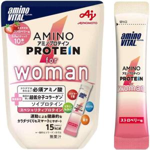 味の素KK 「アミノバイタル アミノプロテイン」for woman ストロベリー味｜nihonsuko