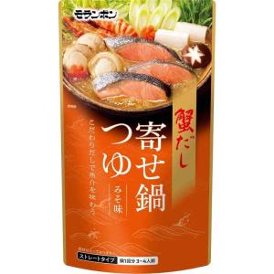 モランボン 蟹だし寄せ鍋つゆ 白みそ味 750g ×10袋｜nihonsuko