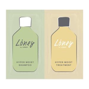 濃縮 美容液 【トライアルパウチ シャンプー 3ml &amp; トリートメント 3ml セット】Loney by LONESS(ローニー) ハイパー｜nihonsuko