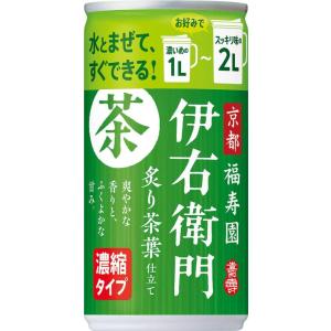 サントリー 緑茶 伊右衛門 炙り茶葉仕立て 濃縮タイプ 185g ×30本