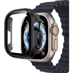 For Apple Watch Ultra 2 ケース Apple Watch Ultra 用 49mm ケース PCフレーム+強化ガラスフィルム 一｜nihonsuko