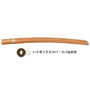 赤樫小刀（赤樫の木刀）（ツバ・ツバ止め付） (木刀類) T-5｜nihonto