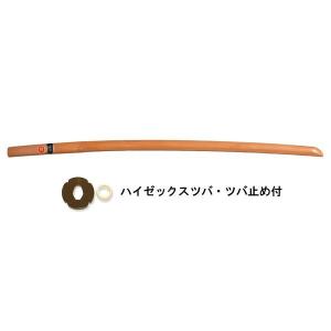 ビワ大刀（ビワ木刀）（ツバ・ツバ止め付）枇杷木刀 (木刀類) B-08｜nihonto