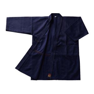 剣道着 正藍染 紺二重織刺（上）剣道衣 4号 (剣道具) K-54 : 日本刀
