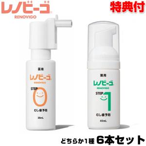 レノビーゴ ×6本 フッソ配合スプレー STEP0 または STEP1 どちらか6本組 家庭で手軽にできる フッ素加工 フッソコート 医薬部外品 フッ素スプレー