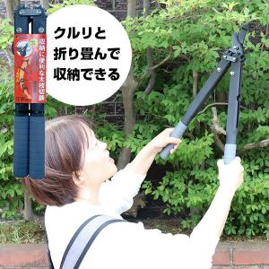軽い力で35mmを撃破 折りたためるタフな剪定鋏...の商品画像
