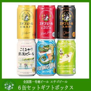 全国地ビール第一号　エチゴビール ６缶セット ギフトボックス（350ml×6本）｜niigata-furusatowari