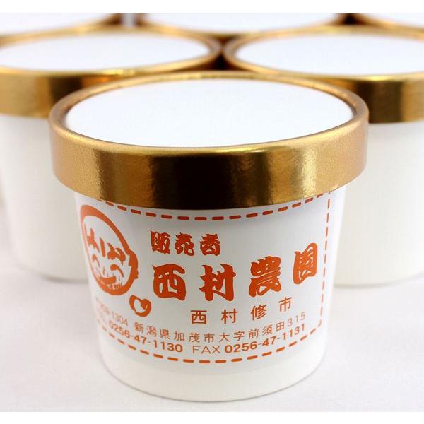 高級洋ナシ「ル レクチェ」のジェラート（120ml）10個セット　農園茶屋たばた（西村農園）製