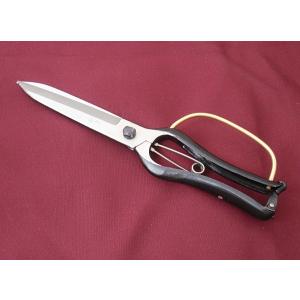 おの義刃物 本革巻シリーズ TS132 片手刈込鋏 ガード付 金止 270mm TS