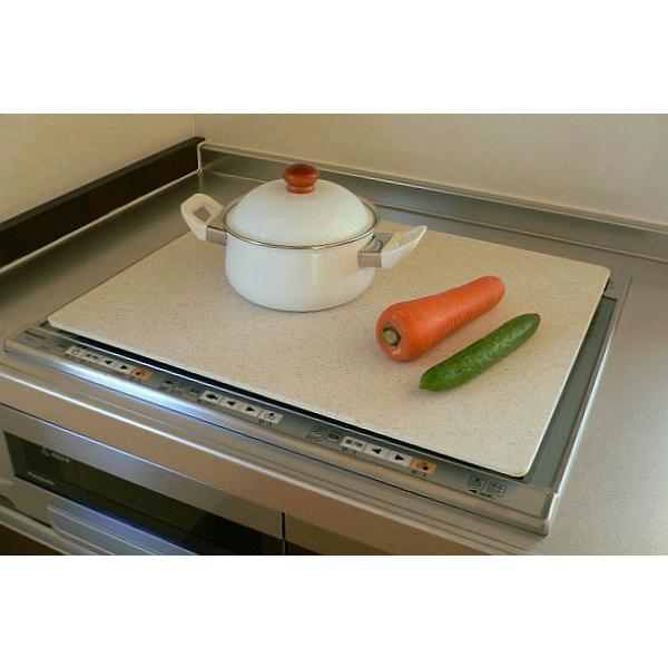 人工大理石 ＩＨコンロカバー　越乃工芸製作