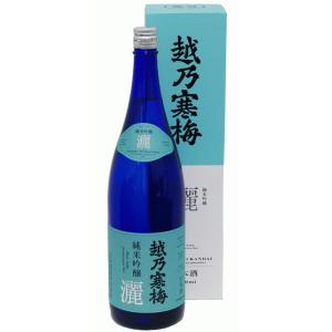 日本酒 越乃寒梅　純米吟醸　灑(さい)　1800ｍｌ　１本入（熨斗紙を付けてのお届けも対応可）｜niigata-jizake