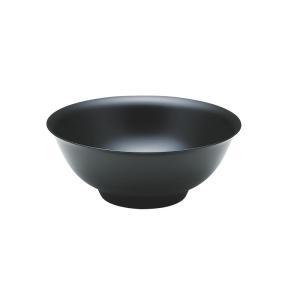 メタル丼21ｃｍ　レギュラータイプ　黒　387078