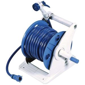 グリーンライフ アルミ鋳物ホースリールGフローラ AR-20D-BR : 環境
