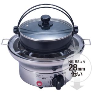 サンタ しちりんガスロースター NK−5S 【メーカー直送の為、お