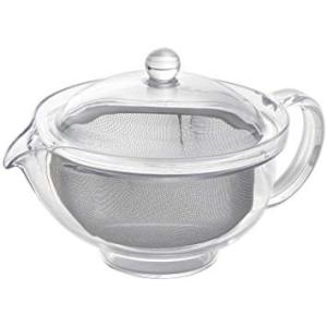 ティーポット　クリア　ステンレスメッシュ