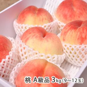 廃！桃 A級品 3kg（9~12玉）/西村果樹ガーデン/送料無料