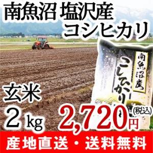 28年度米 南魚沼産コシヒカリ（塩沢産） お試し玄米2kg コシヒカリたちの/父の日にも！ギフトにも！/のし無料/送料無料｜niigata-shop