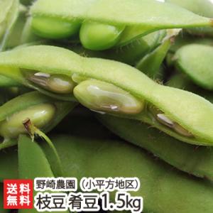 新潟産 肴豆 1.5kg/えだまめ/野崎農園/朝...の商品画像