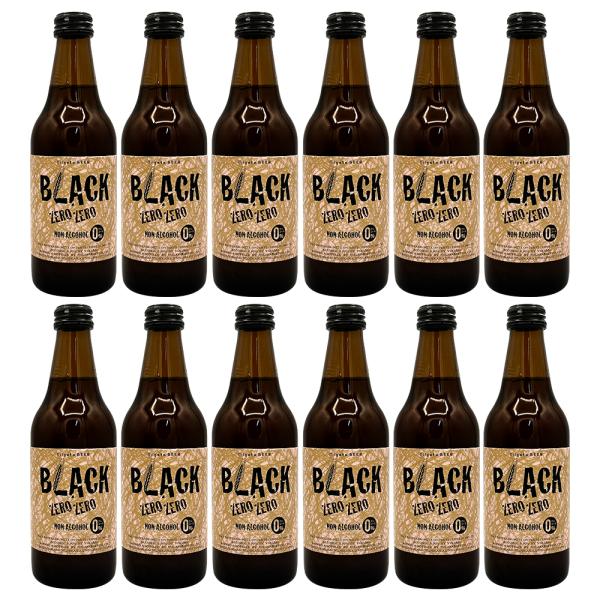 新潟麦酒 BLACK ZERO ZERO（ノンアルコール）12本入り/新潟麦酒 株式会社/送料無料