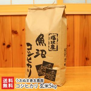 【令和5年度米】南魚沼 塩沢産コシヒカリ 玄米5kg うおぬま倉友農園/のし無料/送料無料 父の日 お中元｜niigata-shop