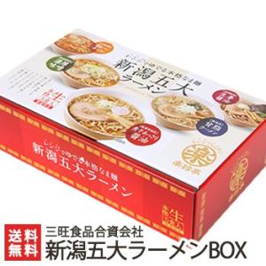 新潟五大ラーメンBOX「煮干醤油×1・味噌×1・カレー×1・背脂×1・生姜醤油×1」/らーめん 麺/...