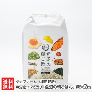 【令和5年度米】魚沼産コシヒカリ「魚沼の朝ごはん」（棚田栽培）精米2kg/ツナファーム/送料無料 父の日 お中元｜niigata-shop