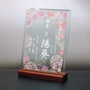 命名ガラス盾 DSP2UV-4-サイズC(W15...の商品画像