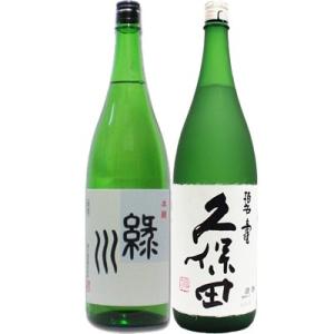 八海山 緑川 本醸 1.8L と八海山 大吟醸 1.8L 日本酒 飲み比べセット 2