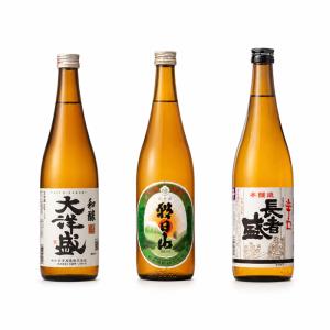【辛口新潟清酒】朝日山 百寿盃 朝日酒造 長者盛 辛口本醸造 新潟銘醸 大洋盛 和醸 大洋酒造 720ml×3本