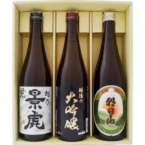 日本酒 お手頃ギフト 長岡の酒 朝日山 景虎 恩田 720ml×3本 送料無料