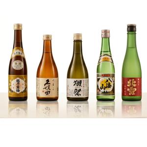 日本酒 獺祭 飲み比べ 300ml×5本セット 獺祭 純米大吟醸45 久保田 千寿 八海山普通 越乃寒梅白ラベル 北雪 金星 送料無料