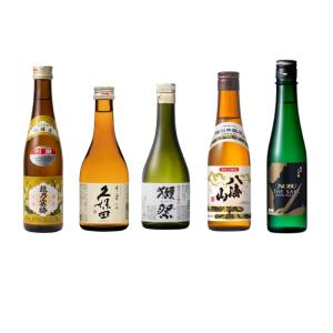日本酒 獺祭 飲み比べ 300ml×5本セット 獺祭 純米大吟醸45 久保田 千寿 八海山 特別本醸造 越乃寒梅 別撰 北雪 NOBU 純米大吟醸 送料無料