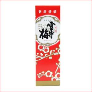 雪中梅 カートン(化粧箱) 720ml １本用 ※お酒は含まれておりません ※カートンのみお求めの場合、別途送料が必要になります。｜niigatameisyuoukoku