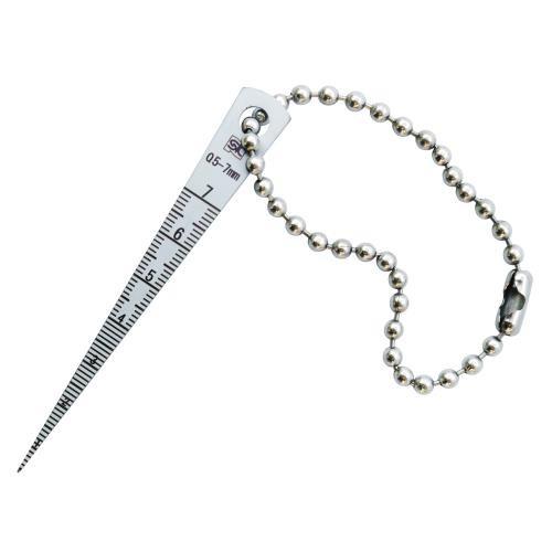 短尺テーパーゲージ 0.5-7mm TPG-057 [日本製] 新潟精機