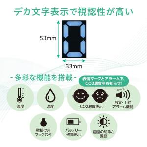 デジタルCO2モニタ DCDM-5000 新潟...の詳細画像3