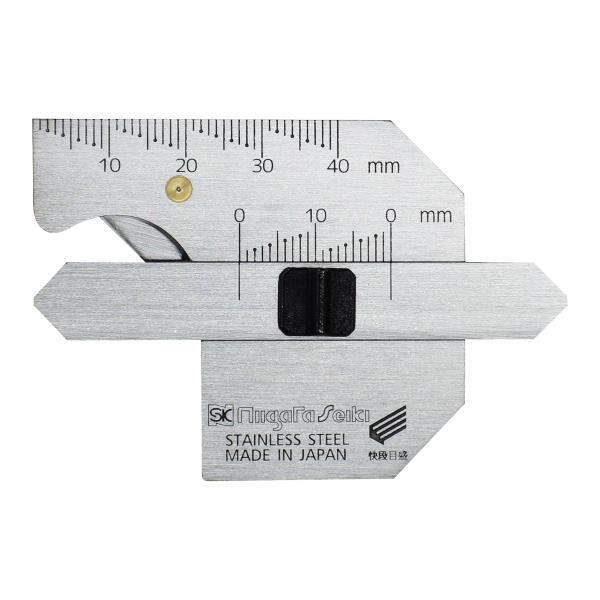 溶接ゲージ WG-1FKD 【日本製】 新潟精機 SK 【溶接 測定 余盛 すみ肉 角度】