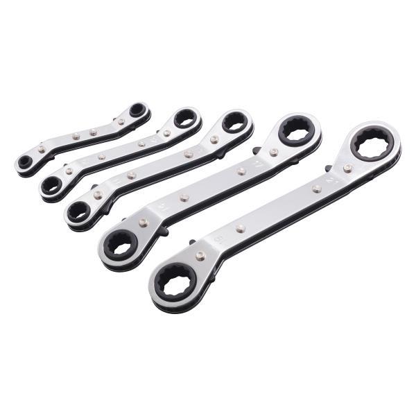 板ラチェットレンチ5pcs BR-5S 【セット内容：6×8、10×12、11×13、14×17、1...