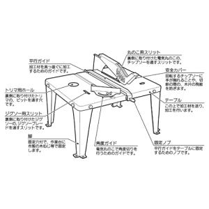 3WAYワークテーブル WT-TJC 丸のこ×...の詳細画像5