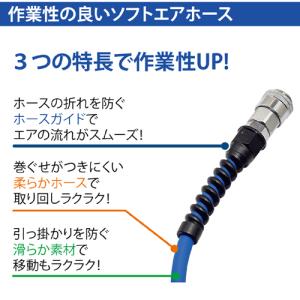 エアーホースリール 20m 回転台 SPHR-...の詳細画像2