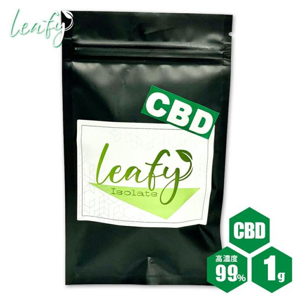 Leafy CBD アイソレート パウダー 1g 1000mg 粉末 粉 CBDパウダー 99％ 本...