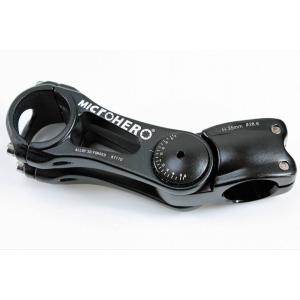 MicrOHERO　軽量292g　肉抜きデザイン　角度可変ステム　Φ31.8/110-28.6mm　+-85度