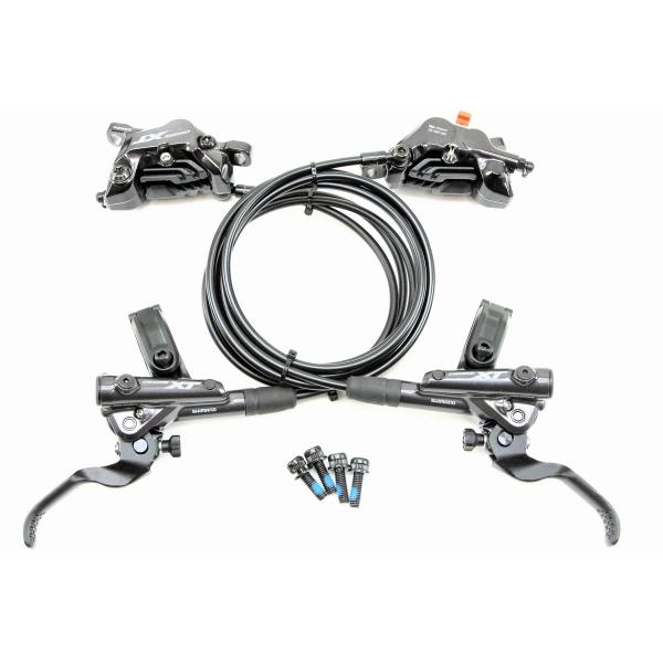 【即納】シマノ(SHIMANO)　デオーレ（Deore）XT　油圧ディスクブレーキ　4ポート　4ピス...