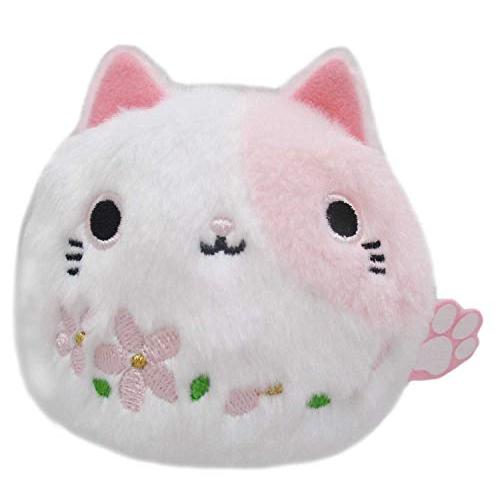 三英貿易 オリジナル ぬいぐるみ ねこだんご 桜ねこだんご みけさくら W7.5*D6*H7cm ア...