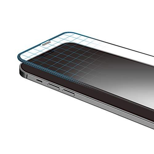 iPhone 12 Pro Max 用 BUMPER GLASS 透明 スクリーンプロテクター バン...