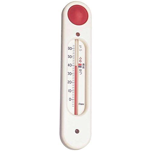 エンペックス気象計 温度計 元気っ子 浮型湯温計 アナログ 日本製 ホワイト TG-5101 17....