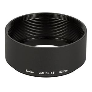 Kenko レンズフード レンズメタルフード LMH52-55 BK 52mm アルミ製 連結可能 792032｜nijiiro-nichiyouhin